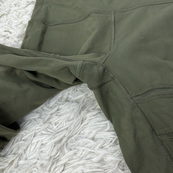 Lululemon Wunder Under Pant (Hi-Rise) *Tech Mesh 28" Sage - Picture 2 of 4